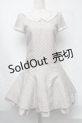 MILK / ドットワンピース  ベージュ S-25-08-11-008-ML-OP-AS-ZT491