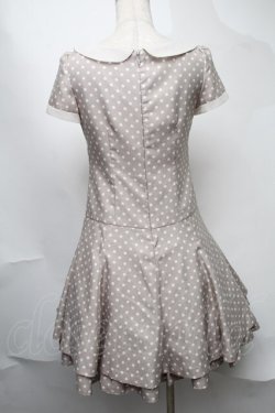 画像2: MILK / ドットワンピース  ベージュ S-25-08-11-008-ML-OP-AS-ZS