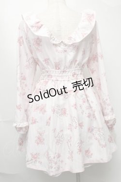 画像2: LIZ LISA / フラワーレター柄ワンピース  ピンク S-25-08-11-009-LO-OP-AS-ZI