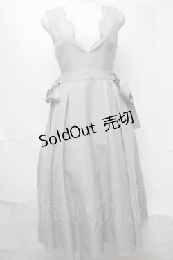 画像1: MILK / VIOLA ロングジャンパースカート  グレー S-25-08-11-011-ML-OP-AS-ZT337