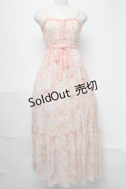 画像1: LIZ LISA / 花柄シフォンワンピース  オレンジ S-25-08-11-021-LO-OP-AS-ZT056