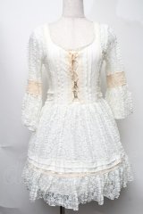 LIZ LISA / レースワンピース  オフ S-25-08-11-022-LO-OP-AS-ZS