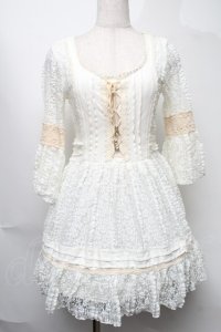 LIZ LISA / レースワンピース  オフ S-25-08-11-022-LO-OP-AS-ZI