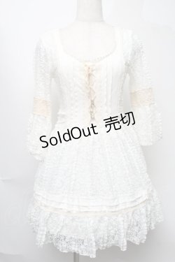 画像1: LIZ LISA / レースワンピース  オフ S-25-08-11-022-LO-OP-AS-ZI