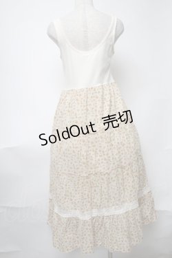 画像2: LIZ LISA / 小花柄ドッキングマキシワンピース 0 ベージュ S-25-08-11-027-LO-OP-SZ-ZI