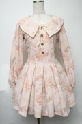 LIZ LISA / 花柄ワンピース  ピンク S-25-08-11-034-LO-OP-AS-ZS