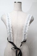 MILK / Laceハーネス  黒ｘ白 S-25-08-13-001-ML-ZA-HR-ZS