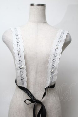 画像1: MILK / Laceハーネス  黒ｘ白 S-25-08-13-001-ML-ZA-HR-ZS