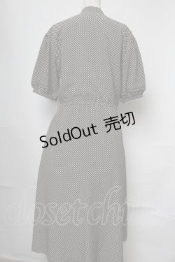 画像2: KANEKO ISAO / チャオナボタンドットワンピース  黒 S-25-08-13-049-EL-OP-AS-ZT489