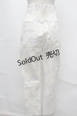 画像2: LIZ　LISA / ひまわり柄ハイウエストパンツ 0 イエロー S-25-08-13-057-LO-PA-SZ-ZT483