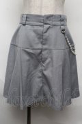 axes femme / パールチェーンキュロット  グレー S-25-08-13-059-AX-PA-HR-ZS