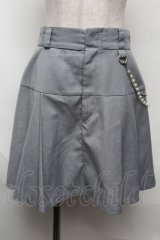 axes femme / パールチェーンキュロット  グレー S-25-08-13-059-AX-PA-HR-ZS