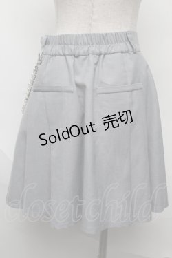 画像2: axes femme / パールチェーンキュロット  グレー S-25-08-13-059-AX-PA-HR-ZS