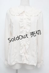 axes femme kawaii / ローズレースブラウス  オフ S-25-08-13-008-AX-BL-AS-ZS