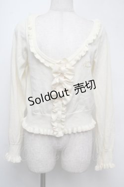 画像1: metamorphose / 3つリボンラメカーディガン  キナリ S-25-08-13-009-ME-TO-HR-ZS