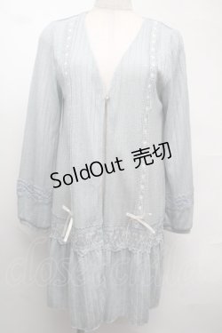 画像1: axes femme / ローウエスト切替トッパーカーデ  グリーン S-25-08-13-016-AX-OP-AS-ZS