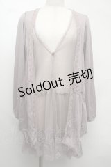 axes femme / レイヤードカーディガン  グレージュ S-25-08-13-024-AX-TO-AS-ZS