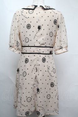 画像2: Fi.n.t /モチーフドットワンピース  ベージュ S-25-08-13-031-CA-OP-AS-ZS