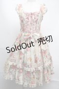 metamorphose / フラワーブーケピンタックフリルジャンパースカート  キナリ S-25-08-13-032-ME-OP-HR-ZS