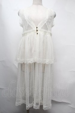 画像1: axes femme / ドットチュール重ねジレ  オフ S-25-08-13-035-AX-TO-AS-ZS