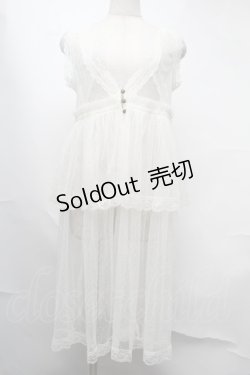 画像1: axes femme / ドットチュール重ねジレ  オフ S-25-08-13-035-AX-TO-AS-ZS