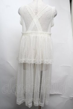 画像2: axes femme / ドットチュール重ねジレ  オフ S-25-08-13-035-AX-TO-AS-ZS