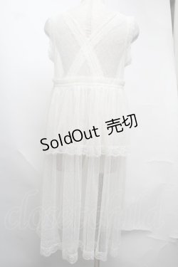 画像2: axes femme / ドットチュール重ねジレ  オフ S-25-08-13-035-AX-TO-AS-ZS