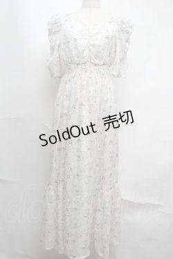 画像1: An MILLE / 花柄ワンピース  オフｘブラウン S-25-08-13-038-EL-OP-AS-ZT484