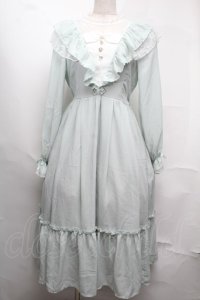 axes femme kawaii / ヴィンテージシフォンワンピース  ミント S-25-08-13-040-AX-OP-HR-ZS