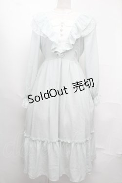 画像1: axes femme kawaii / ヴィンテージシフォンワンピース  ミント S-25-08-13-040-AX-OP-HR-ZS