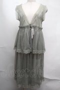 axes femme / ドットチュール重ねジレ  カーキ S-25-08-13-041-AX-TO-AS-ZS