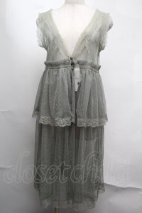 axes femme / ドットチュール重ねジレ  カーキ S-25-08-13-041-AX-TO-AS-ZS