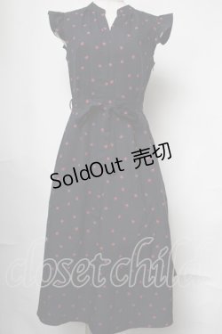 画像1: LOLITA / いちごプリントノースリーブワンピース  ネイビー S-25-08-13-047-LO-OP-HR-ZT484