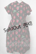Jane Marple / Strawberry field40’sワンピース  黒 S-25-08-13-048-JM-OP-AS-ZS