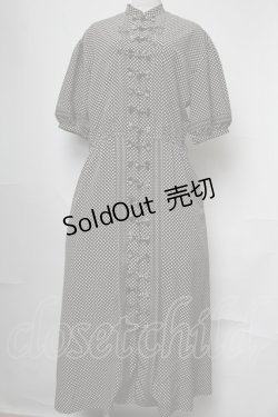 画像1: KANEKO ISAO / チャオナボタンドットワンピース  黒 S-25-08-13-049-EL-OP-AS-ZT489