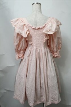 画像2: Candy Stripper / ボリュームスリーブトップス  ピンクベージュ S-25-08-14-040-PU-TO-AS-ZS