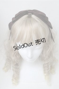 画像2: ALICE and the PIRATES / A/Pチャーム付リボンカチューシャ  ブラウン S-25-08-14-005-PA-AC-AS-ZS