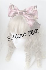 Angelic Pretty / Bear’s Chocolaterieカフェカチューシャ  ピンク S-25-08-14-007-AP-AC-HR-ZS