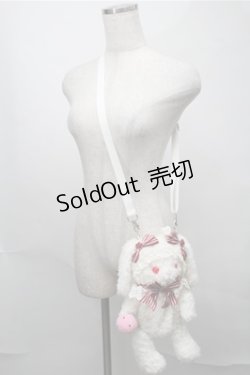 画像3: BABY,THE STARS SHINE BRIGHT / アイスカフェうさくみゃちゃんポシェット  白 S-25-08-14-008-BA-BG-HR-ZS