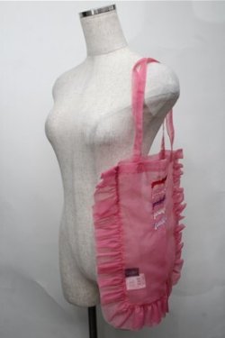 画像3: Candy Stripper / チュールトートバッグ  ピンク S-25-08-14-009-PU-BG-AS-ZS