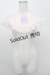 LAND by MILKBOY / ギンガムチェックつけ襟  ピンク S-25-08-14-011-MB-ZA-AS-ZS