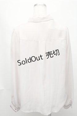画像2: axes femme / ローズカメオ刺繍リボンブラウス  ベージュ S-25-08-14-015-AX-BL-HR-ZS