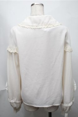 画像2: To Alice / 袖ハートレースブラウス  キナリ S-25-08-14-016-LO-BL-HR-ZS