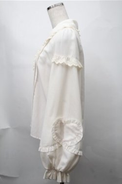 画像3: To Alice / 袖ハートレースブラウス  キナリ S-25-08-14-016-LO-BL-HR-ZS