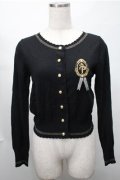 Angelic Pretty / ブリジットエンブレムワッペンカーディガン  黒 S-25-08-14-022-AP-TO-HR-ZS