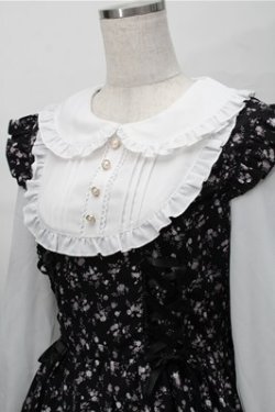画像3: Amavel / Flower Gardenミドルワンピース  黒ｘ白 S-25-08-14-027-CA-OP-HR-ZS