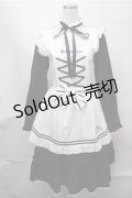 metamorphose / Clan chateauワンピースセット  黒ｘ白 S-25-08-14-030-ME-OP-AS-ZS