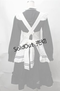 画像2: metamorphose / Clan chateauワンピースセット  黒ｘ白 S-25-08-14-030-ME-OP-AS-ZS