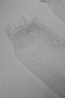 画像3: Angelic Pretty / ハートチュールPrincessアームウォーマー  白 S-25-08-14-004-AP-ZA-HR-ZS