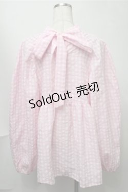 画像2: LOLITA / ギンガムトップス  ピンク S-25-08-14-039-LO-TO-AS-ZS